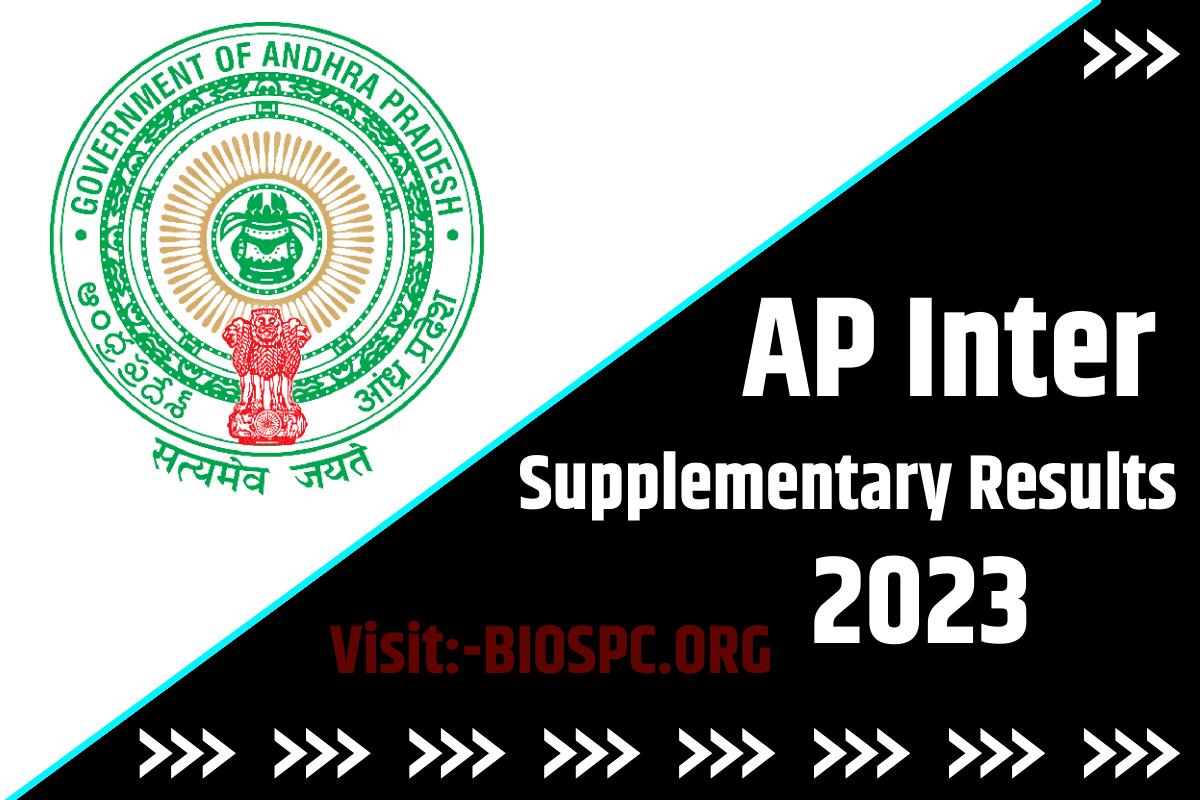 AP Inter Supplementary Result ,2023 ,resultsbie.ap.gov.in ,2nd year ,bie.ap.gov.in. ,ap inter supplementary results 2nd year 2023