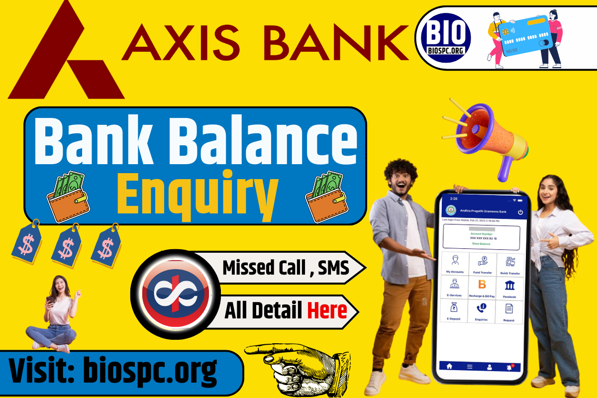 Axis Bank Balance Enquiry