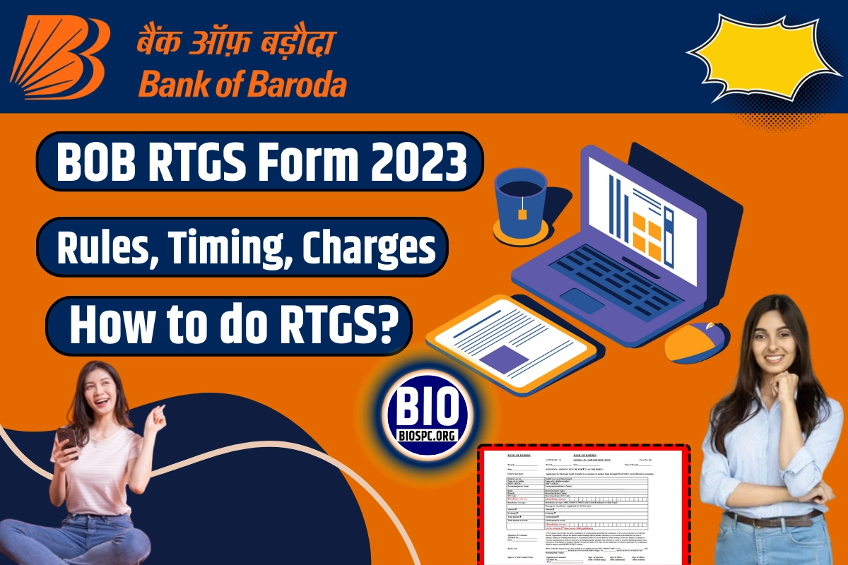 BOB RTGS Form 2023