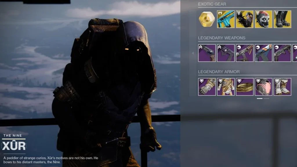destiny 2 xur legendary