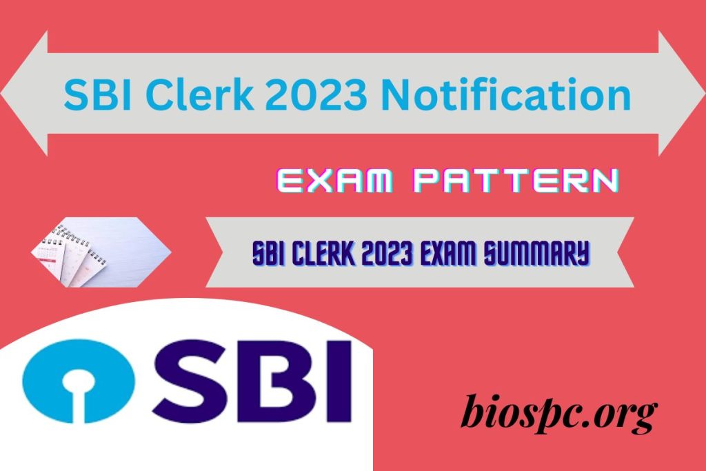 SBI Clerk 2023 Notification