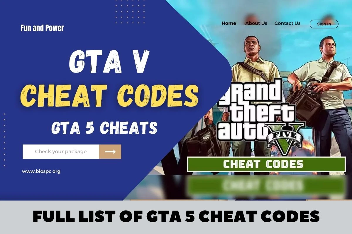 GTA V PC Cheats