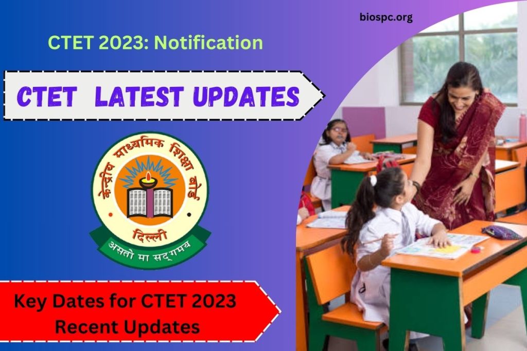 CTET admit card Latest Updates on Exam, Notification, CTET result 2023