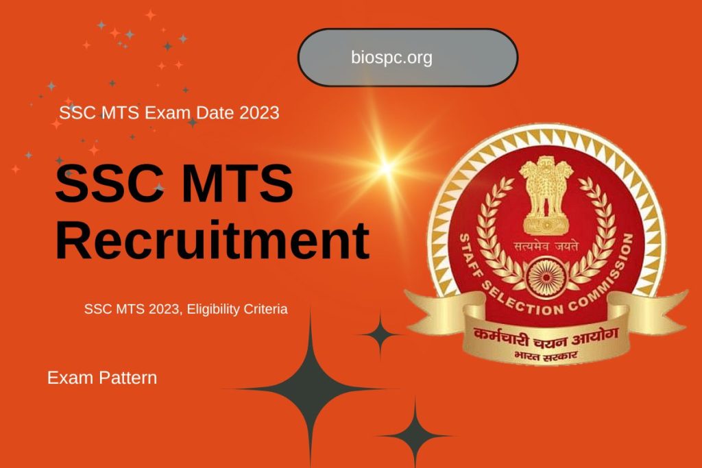 SSC MTS Recruitment 2023, Eligibility Criteria