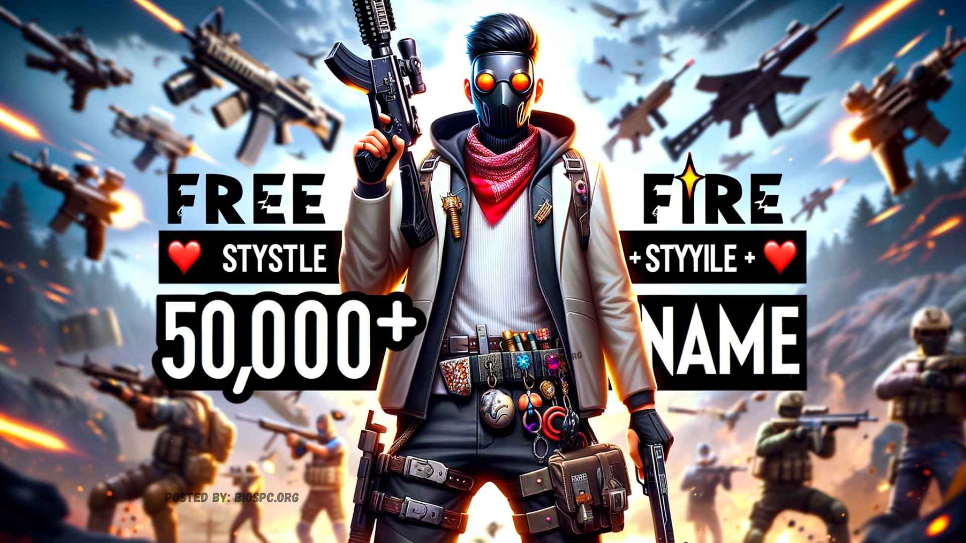 Free Fire Name 50000+ [2023] Stylish ❤️ Nickname Finder?