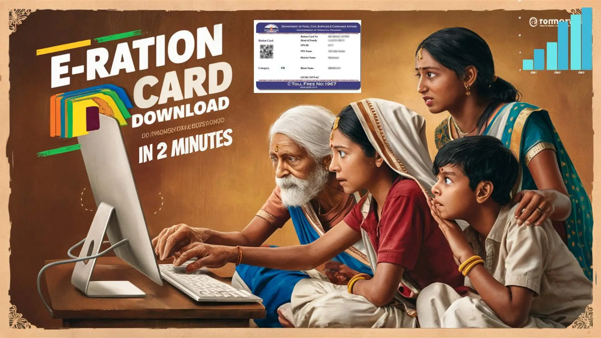 E Ration Card Download